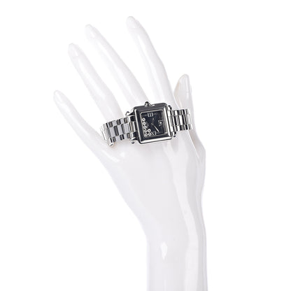 Chopard Stainless Steel 7 Diamond 27mm Happy Sport Quartz Watch Black 2 of 7