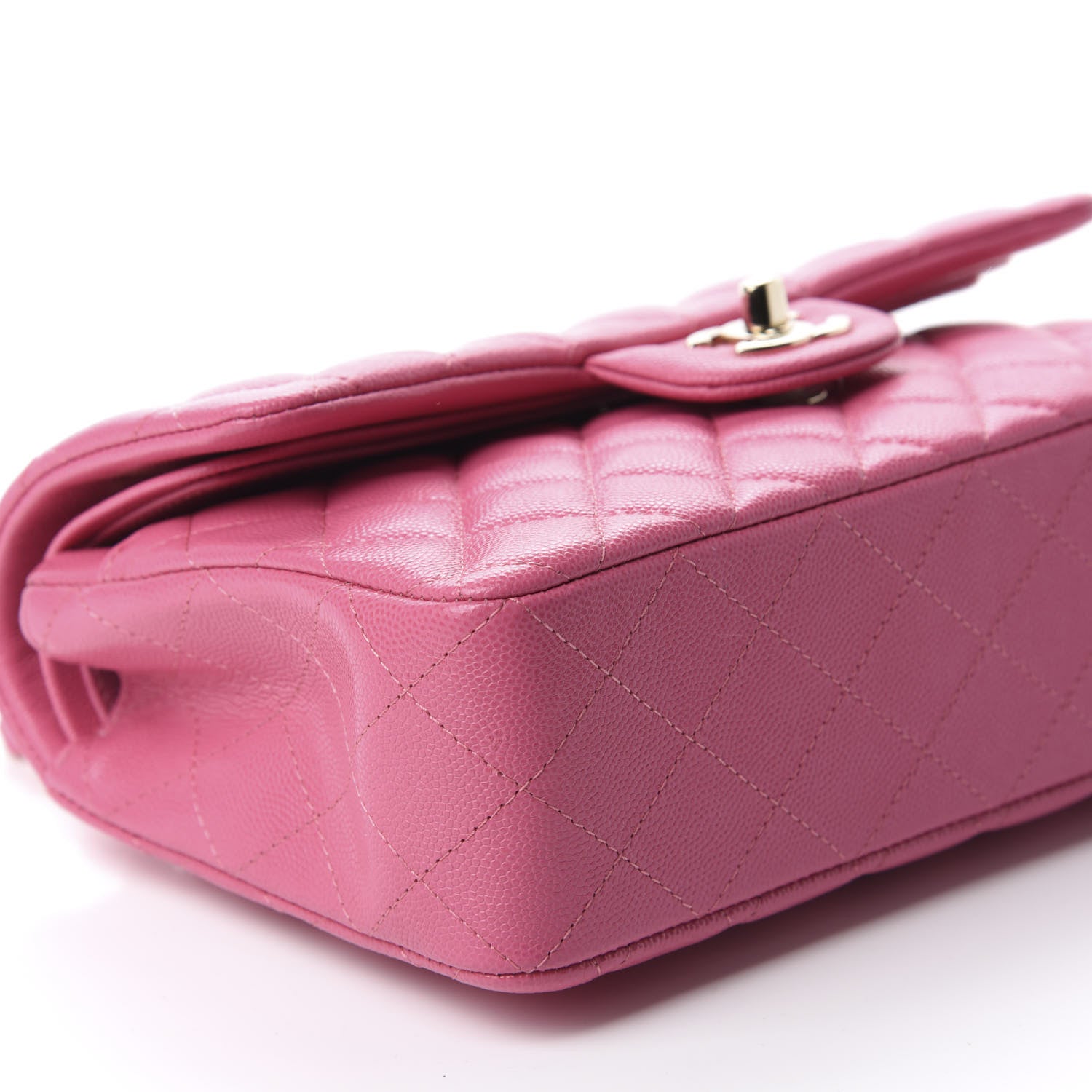 Chanel Caviar Quilted Small Double Flap Pink 6 of 10