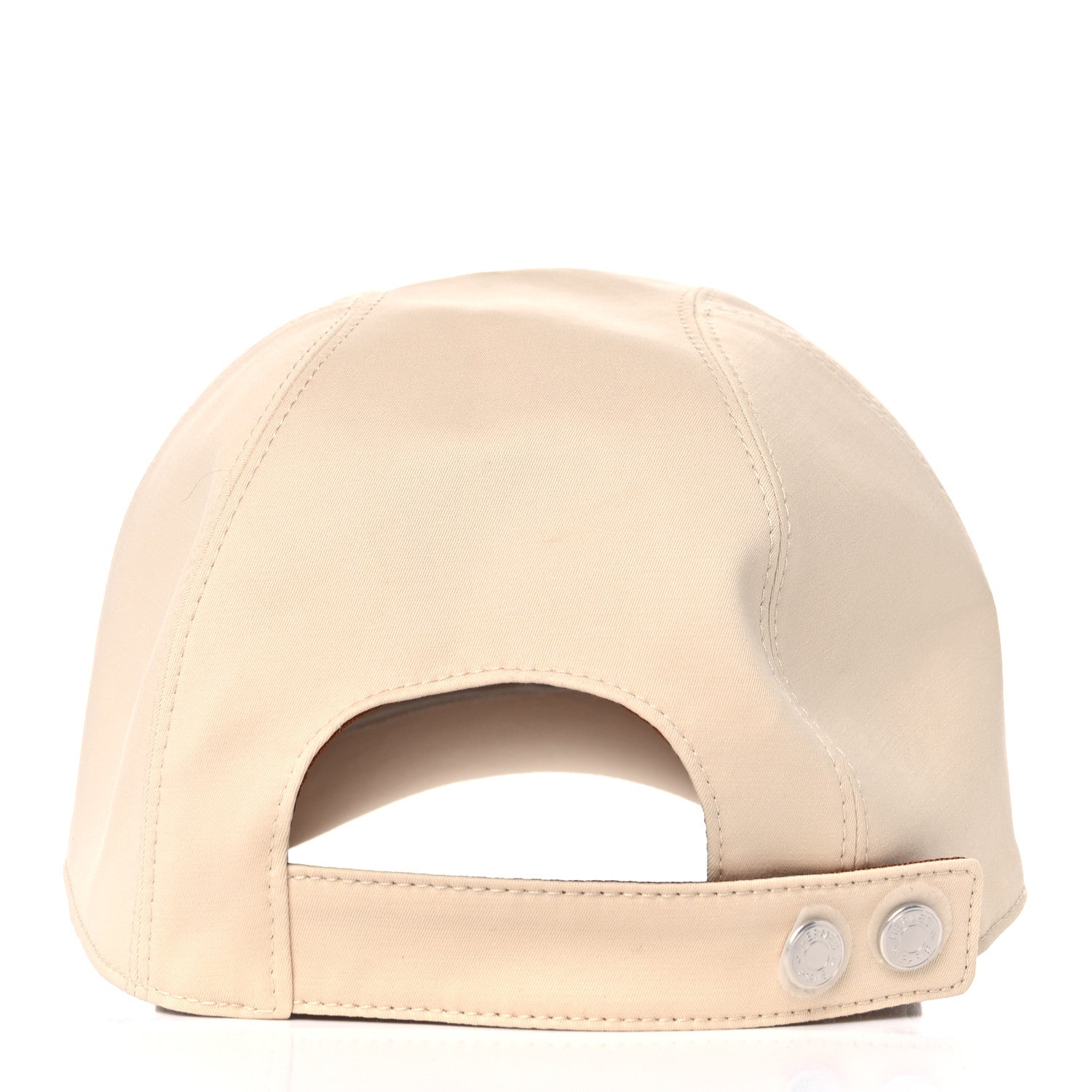 Hermes Cotton Davis H Primavera Hat 60 Blanc Creme 3 of 8