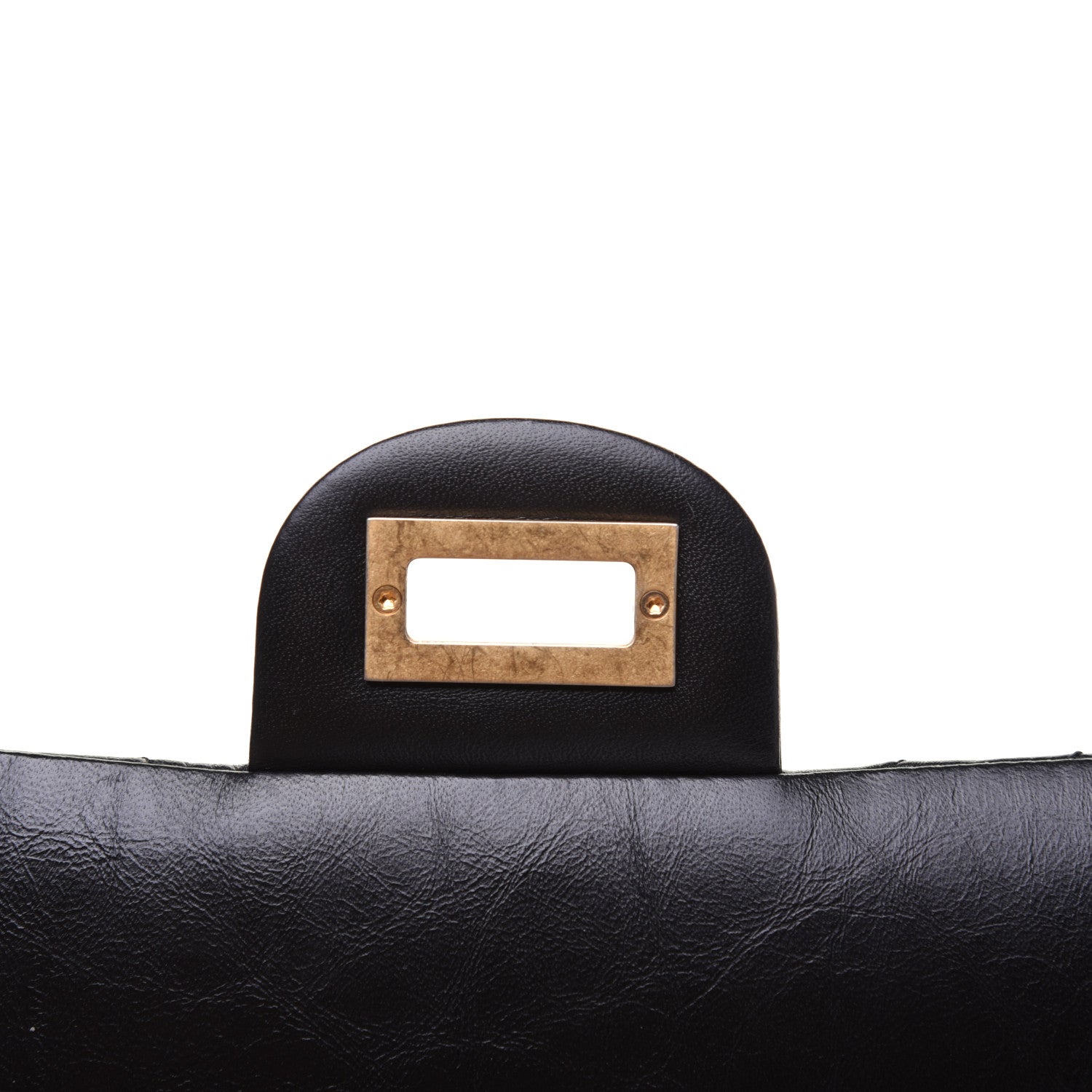 Chanel Aged Calfskin Chevron Quilted 2.55 Reissue 226 Flap Black 12 of 16