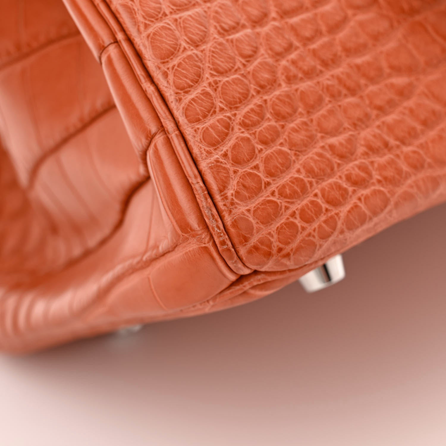 Hermes Matte Alligator Birkin 30 Pain d'Epices 11 of 12