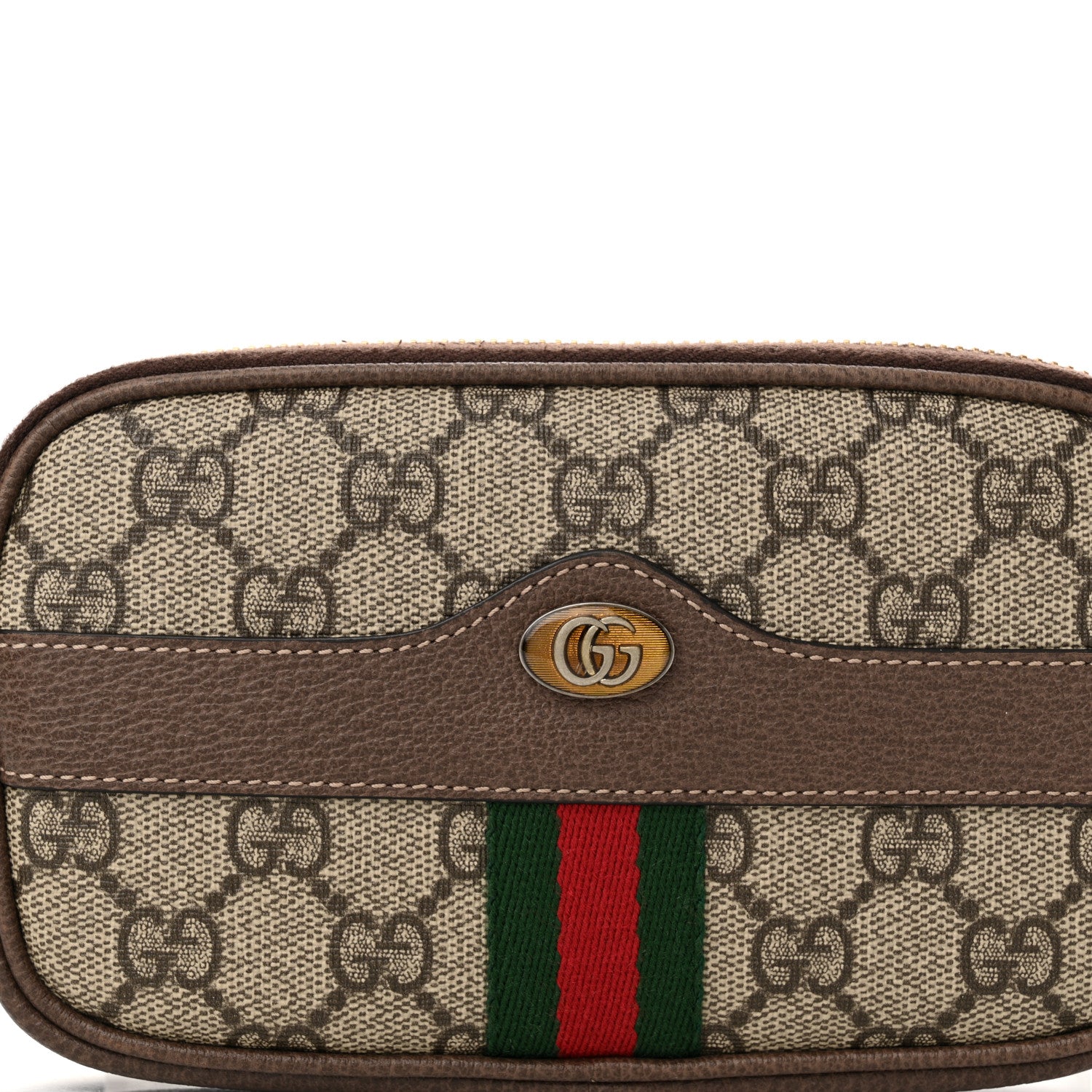 Gucci GG Supreme Monogram Ophidia Belted iPhone Case 85 34 Dark Brown 8 of 13