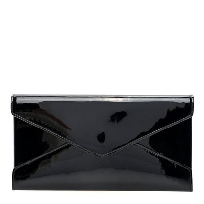 Saint Laurent Patent Paloma Envelope Clutch Black 1 of 6