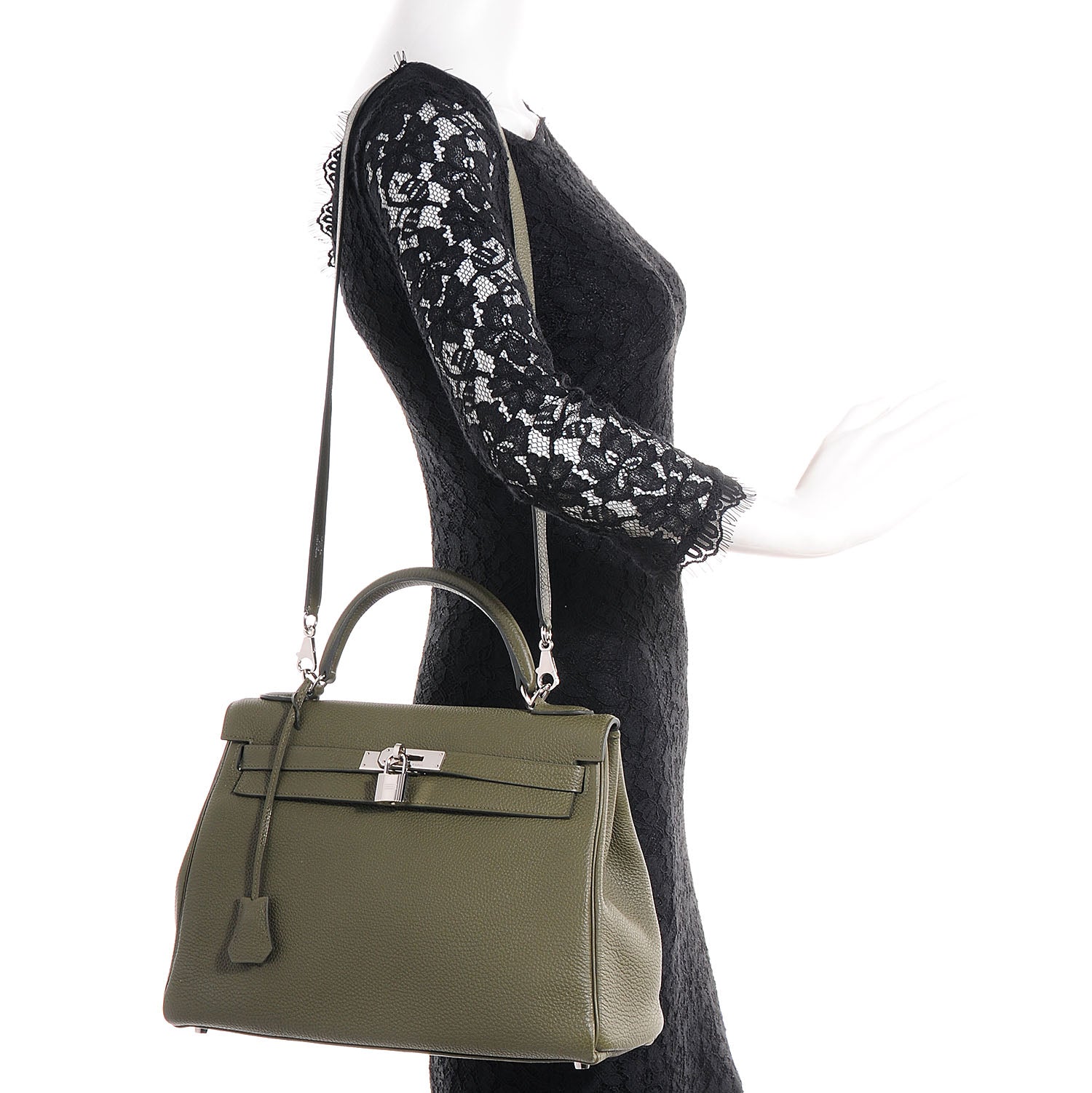 Hermes Togo Kelly Retourne 32 Vert Veronese 2 of 28