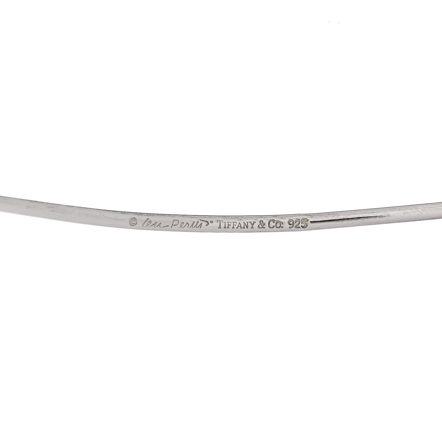 Tiffany Sterling Silver Elsa Peretti Wave Three Row Bracelet 3 of 3