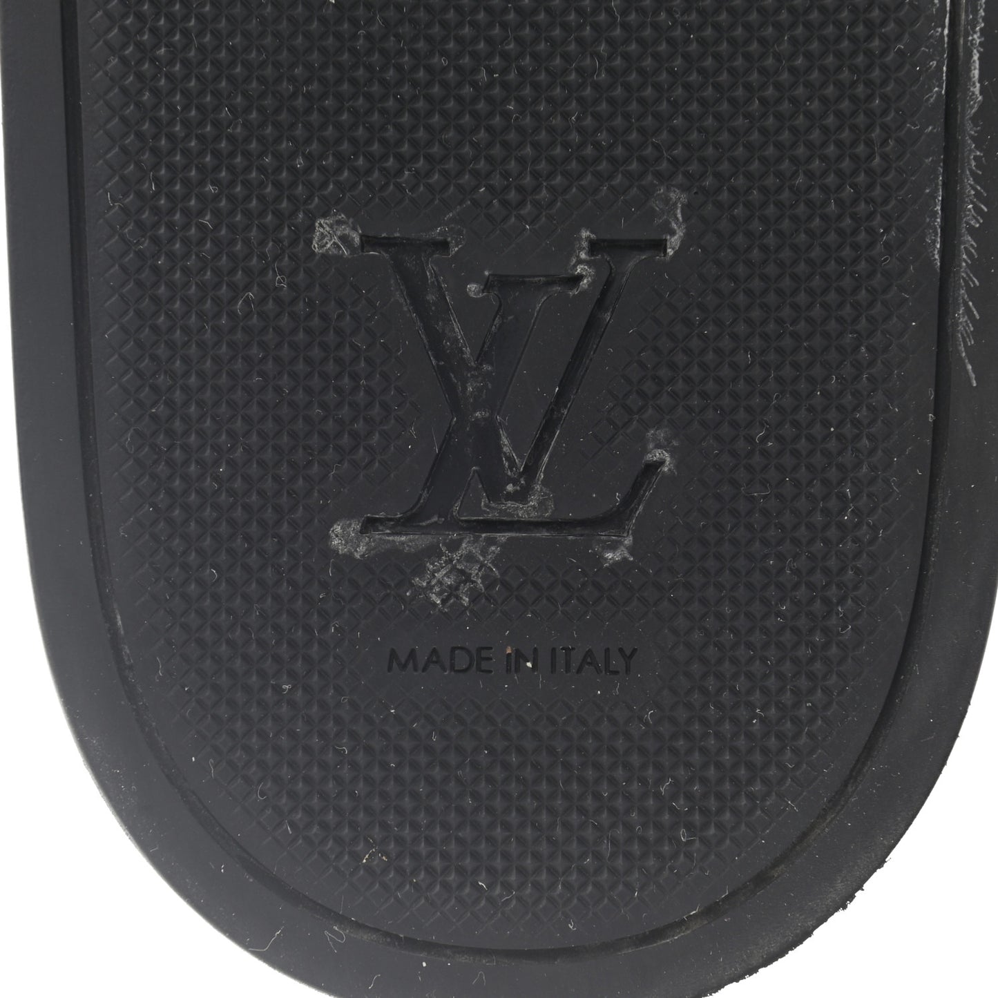 Rubber Monogram Mens Waterfront Mules 8 Macassar