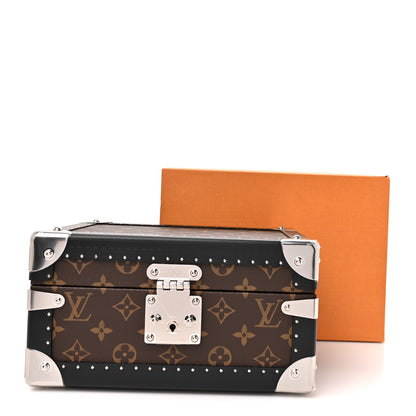 Louis Vuitton Monogram Macassar Coffret Tresor 24 Jewelry Case 8 of 8
