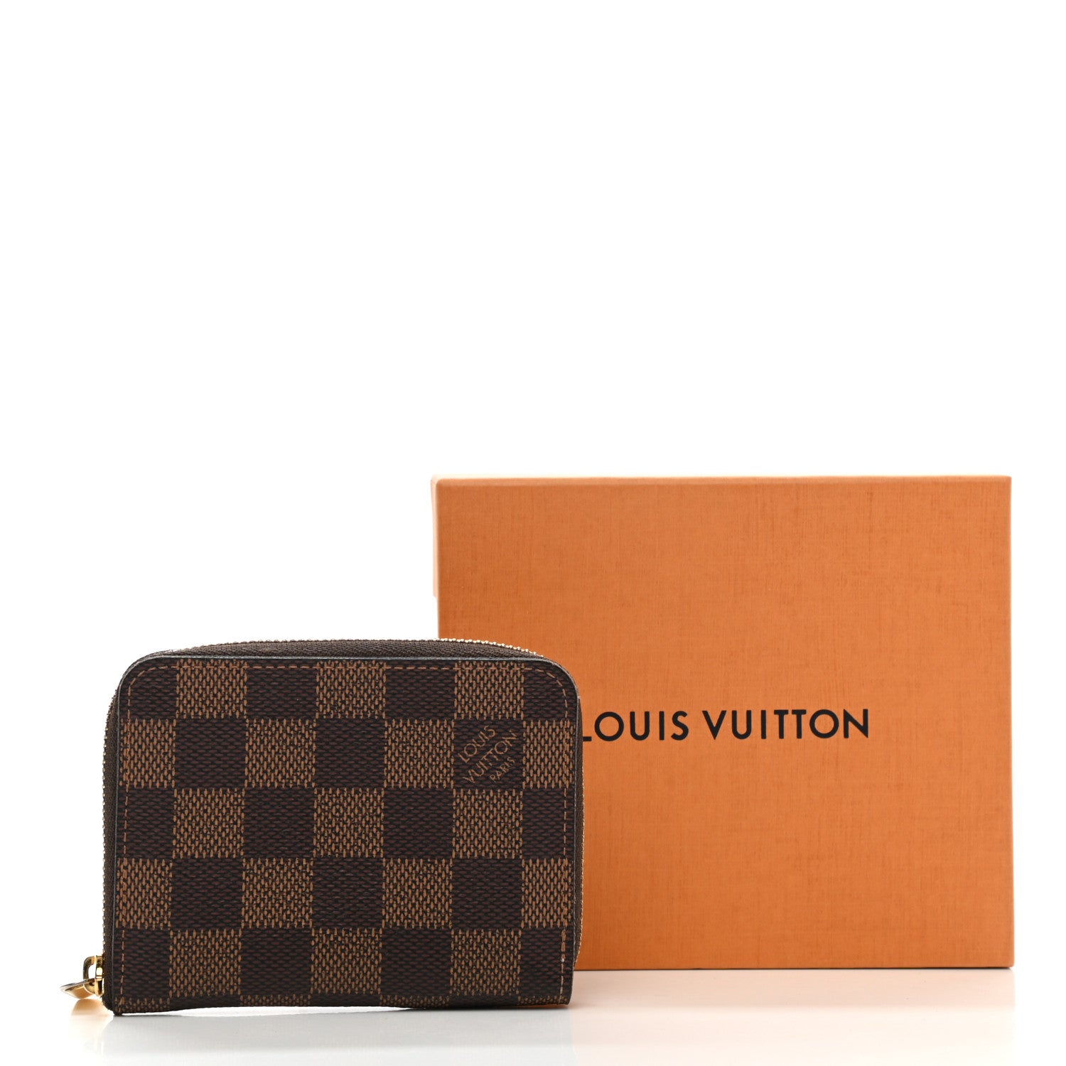 Louis Vuitton Damier Ebene Zippy Coin Purse Rose Ballerine 8 of 8