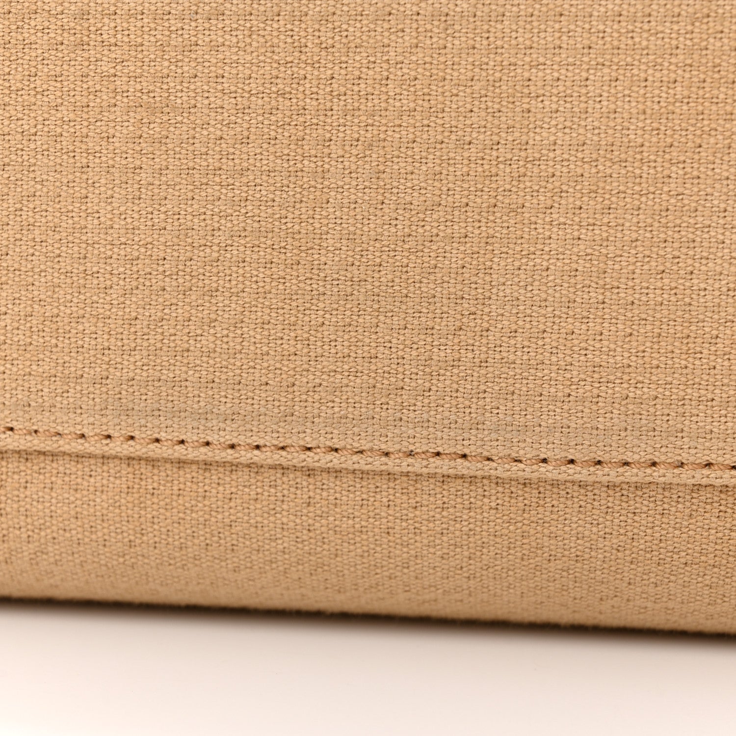 Chanel Canvas Deauville Bowling Bag Beige 18 of 18