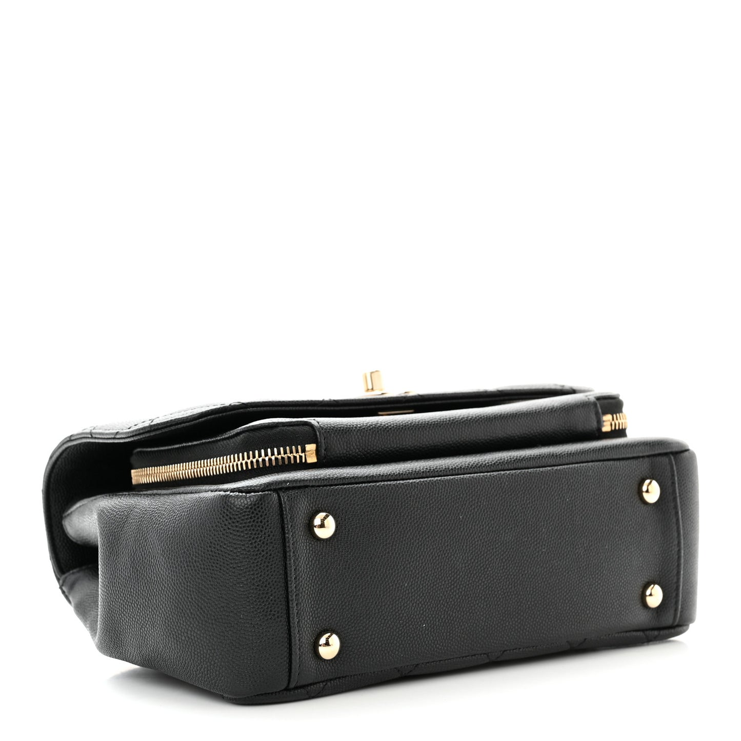 Caviar Quilted Medium Business Affinity Flap Black