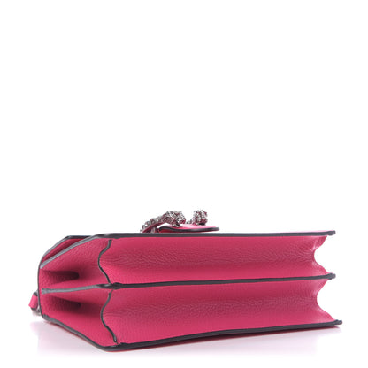 Gucci Dollar Calfskin Crystal Web Medium Dionysus Bamboo Top Handle Bag Box Pink Black Diamond 4 of 9