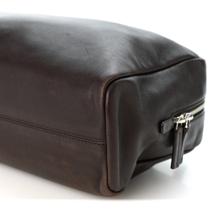 The Row Nappa Astra Bowling Bag Dark Brown Ans 9 of 9
