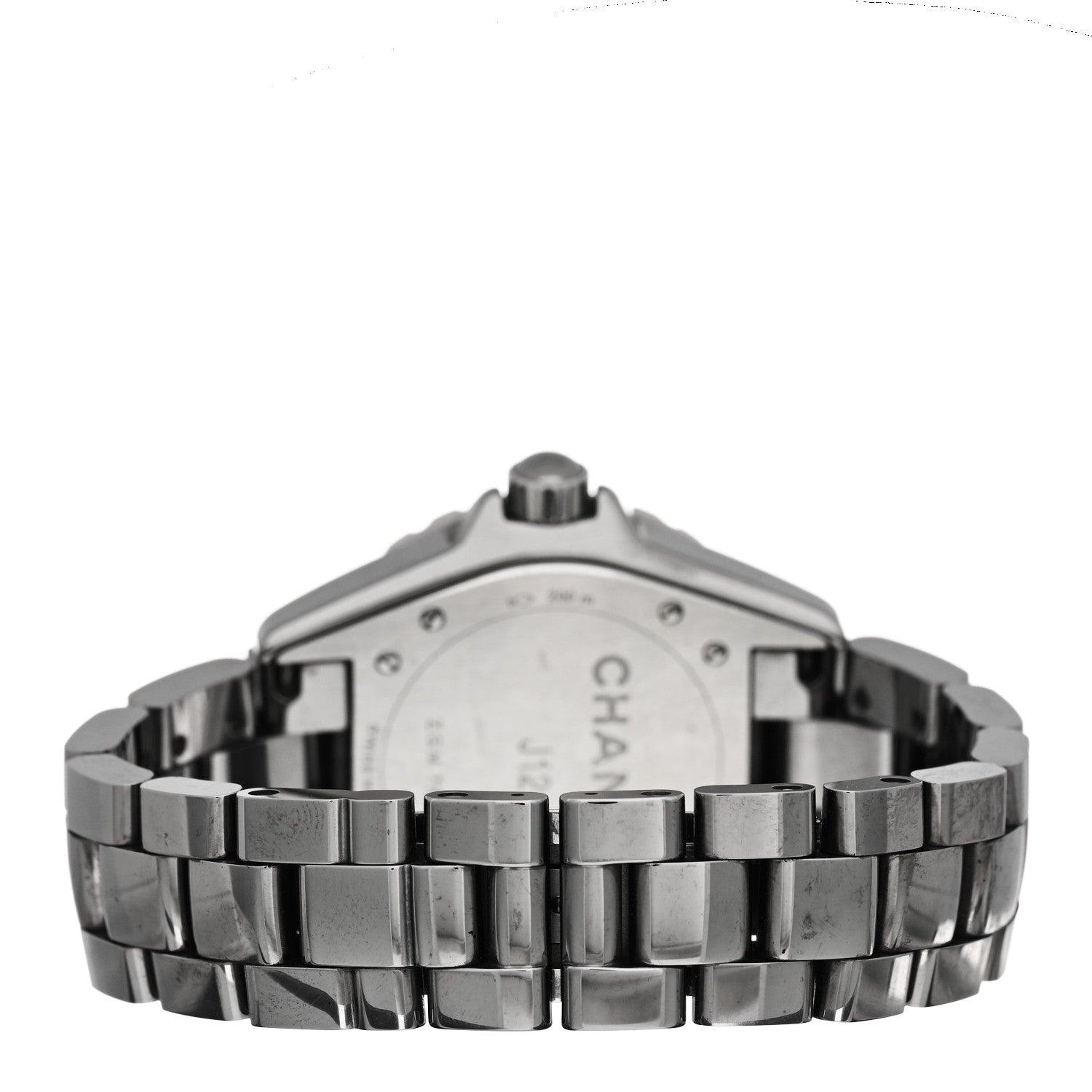 Chanel Titanium Ceramic Diamond 38mm J12 Automatic Watch 3 of 4