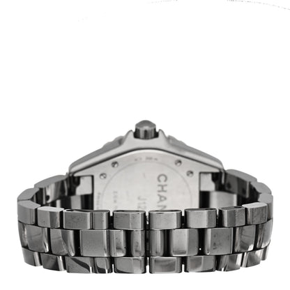 Chanel Titanium Ceramic Diamond 38mm J12 Automatic Watch 3 of 4