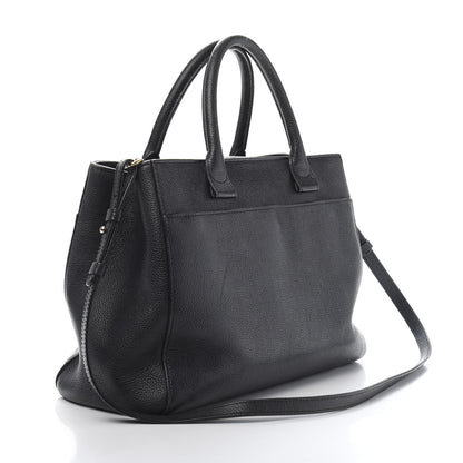Chanel Grained Calfskin Small Neo Executive Shopper Tote Black 4 of 15