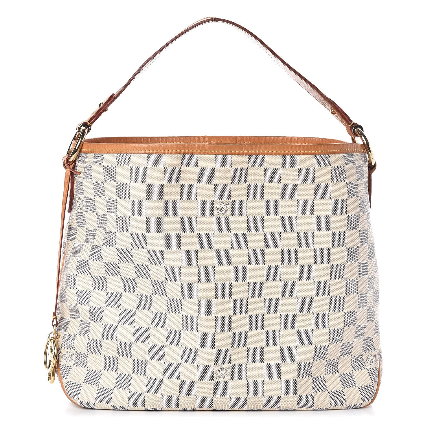 Louis Vuitton Damier Azur Delightful PM Rose Ballerine 1 of 15