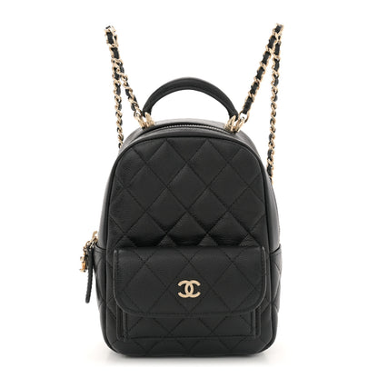 Chanel Caviar Quilted CC Mini Classic Backpack Black 1 of 11