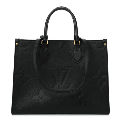 Louis Vuitton Empreinte Monogram Giant Onthego MM Black 1 of 9