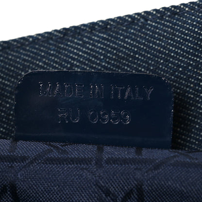 Christian Dior Denim Cannage Large Soft Lady Dior Tote Blue 7 of 10