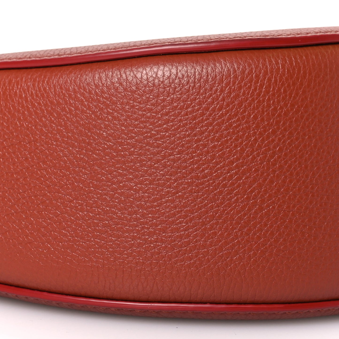 Grained Calfskin Small Arlene Hobo Bag Sepia Brown