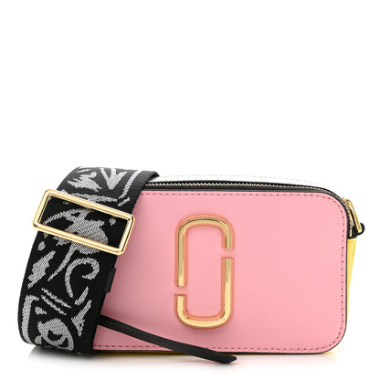 Marc Jacobs Saffiano Small Snapshot Camera Bag Baby Pink Multicolor 1 of 10