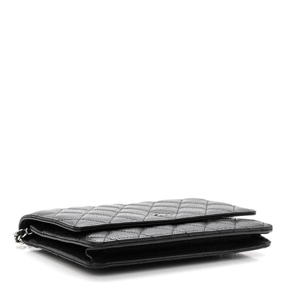 Chanel Caviar Quilted Wallet on Chain WOC Black 5 of 12