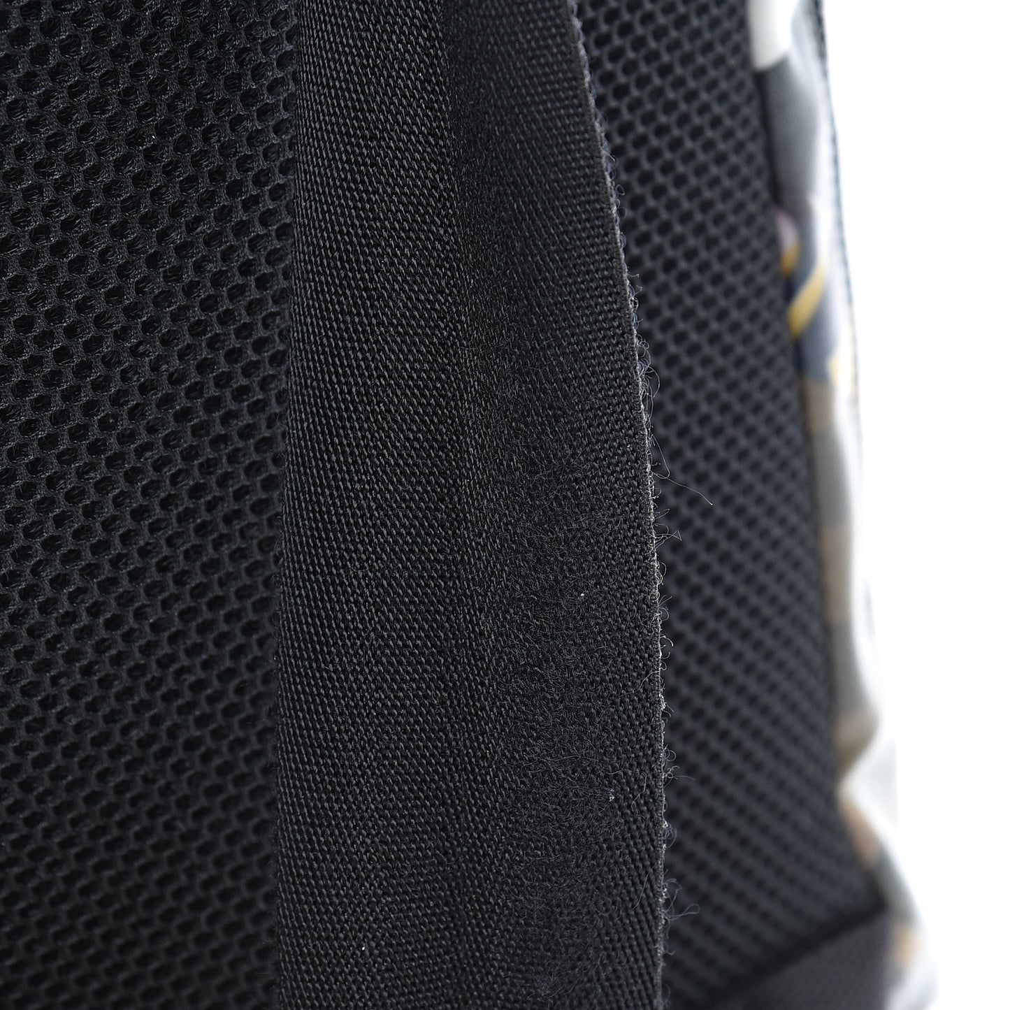Canvas Remix Cross Strap Backpack Multicolor Black