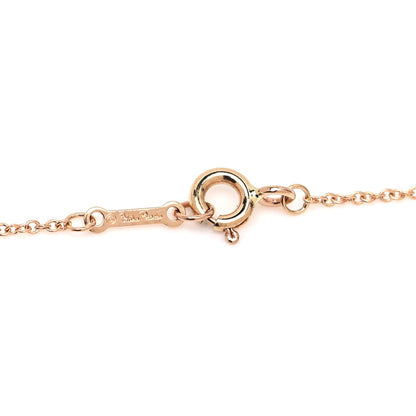 Tiffany 18K Rose Gold Diamond Small Paloma's Graffiti Love Pendant Necklace 5 of 6
