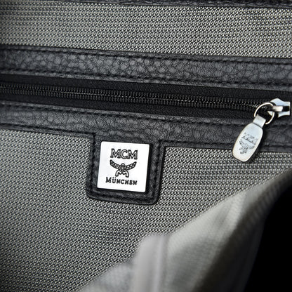 MCM Visetos Small Side Stud Stark Backpack Black 5 of 9