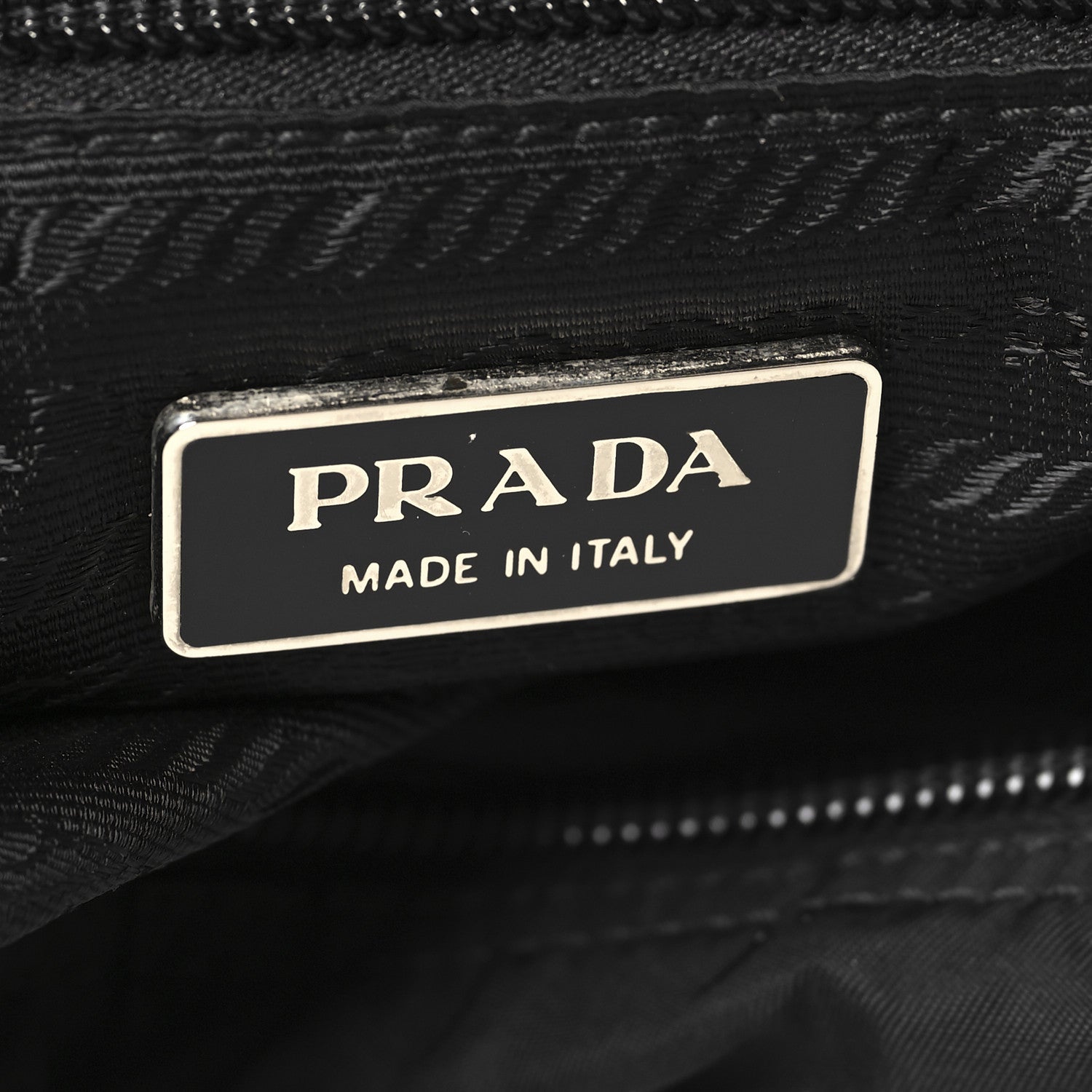 Prada Tessuto Nylon Saffiano Vela Messenger Bag Black 6 of 13