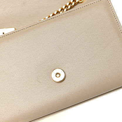 Saint Laurent Calfskin Small Classic Monogram Kate Tassel Satchel Dark Beige 15 of 18