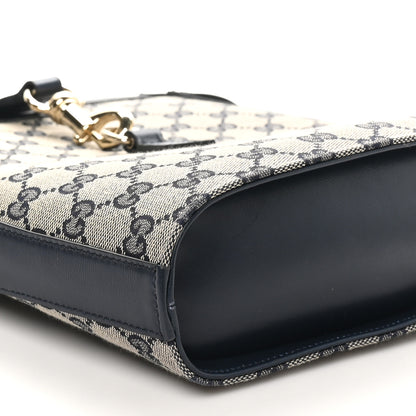 Gucci Monogram Messenger Bag Navy 9 of 10