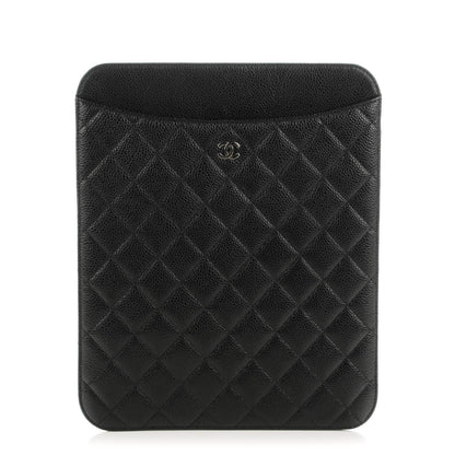 Chanel Caviar Quilted iPad Case Black 1 of 8