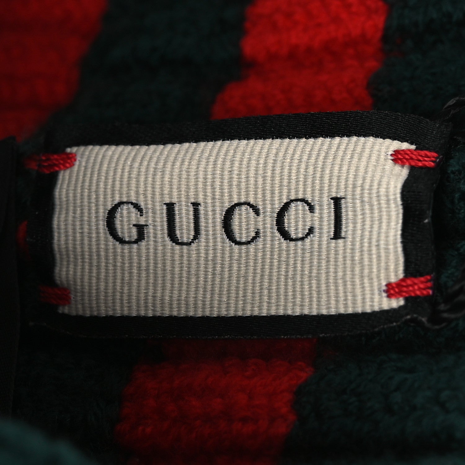 Gucci Wool Web Headband L Green Red 4 of 6