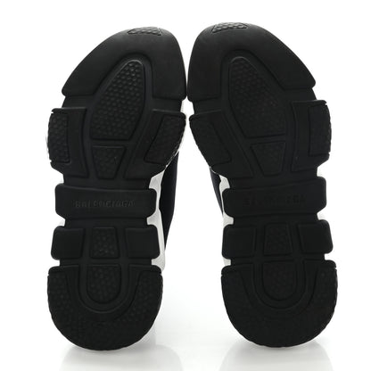 Balenciaga Neoprene Knit Womens Speed Sneakers 35 Black White 5 of 11