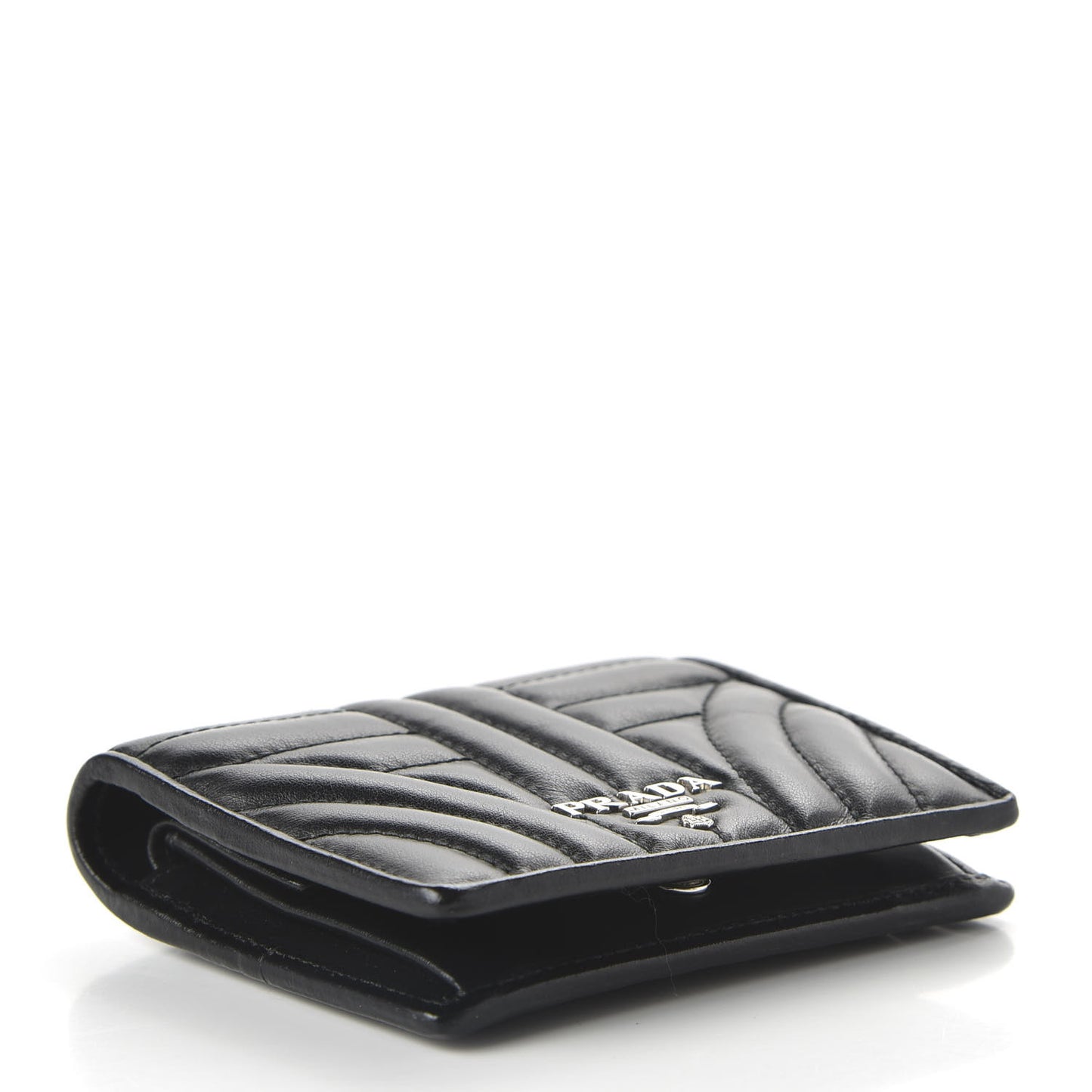 Soft Calfskin Impunture Diagramme Wallet Black