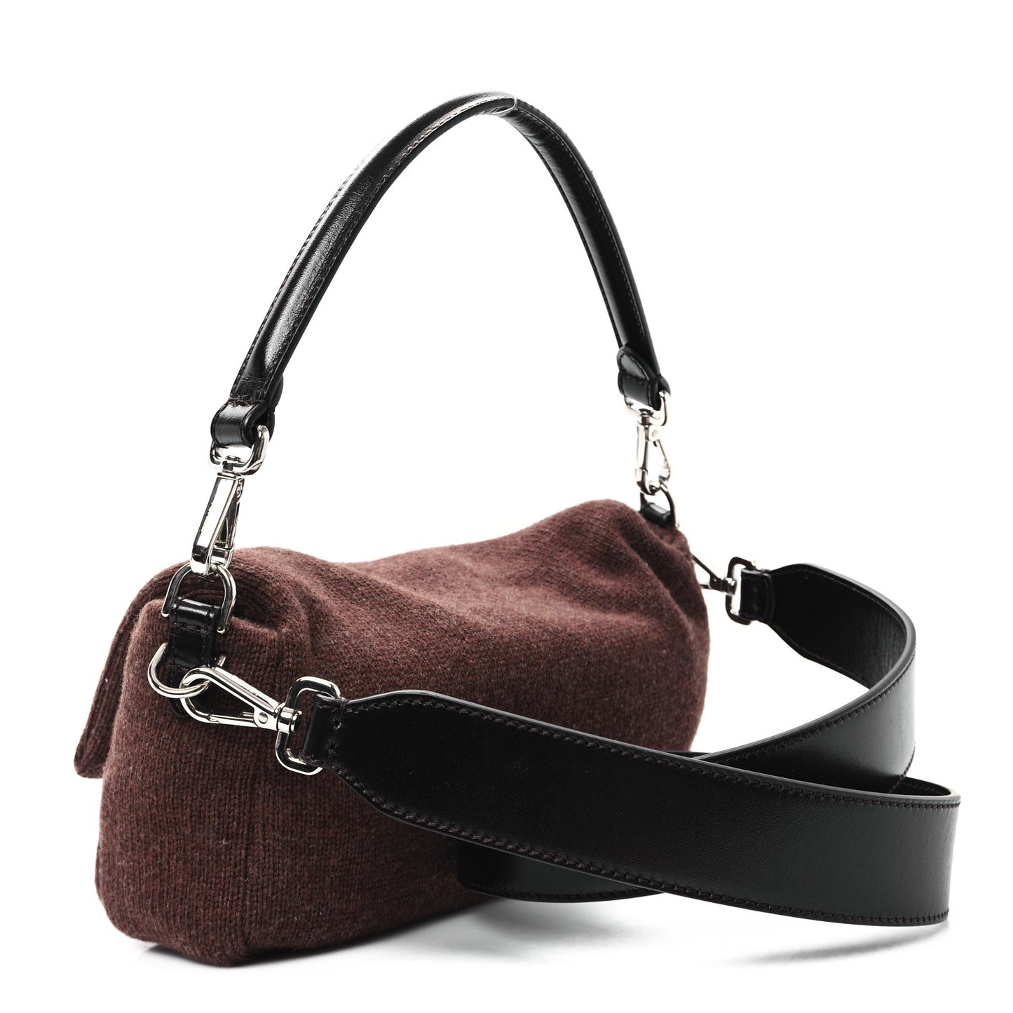 Cashmere Vitello Grace Baguette Brown