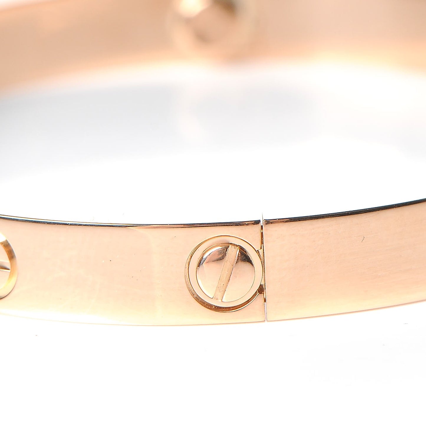 18K Pink Gold LOVE Bracelet 17