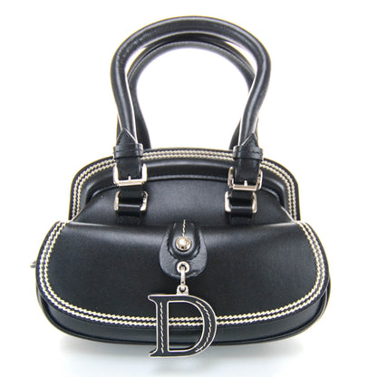 Christian Dior Leather Small Detective Satchel Black 1 of 11