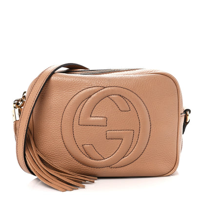 Gucci Pebbled Calfskin Small Soho Disco Bag Camelia 1 of 10