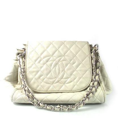 Chanel Caviar Timeless Accordian Flap White 1 of 9