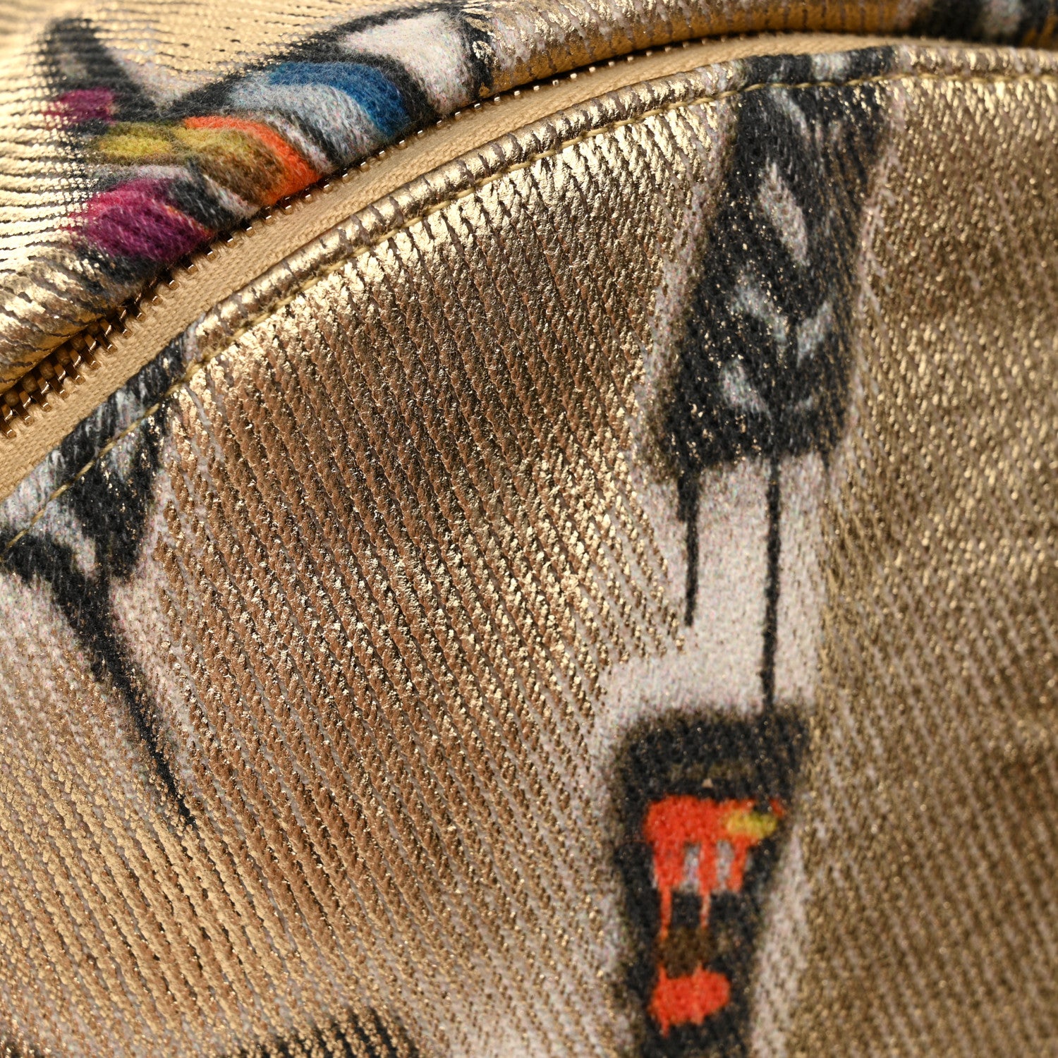 Chanel Graffiti Printed Canvas Street Spirit Backpack Multicolor 12 of 16