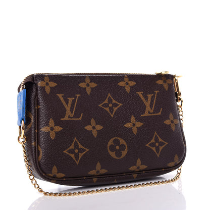 Louis Vuitton Monogram 2019 Christmas Animation Mini Venice Pochette Accessories Blue 3 of 10