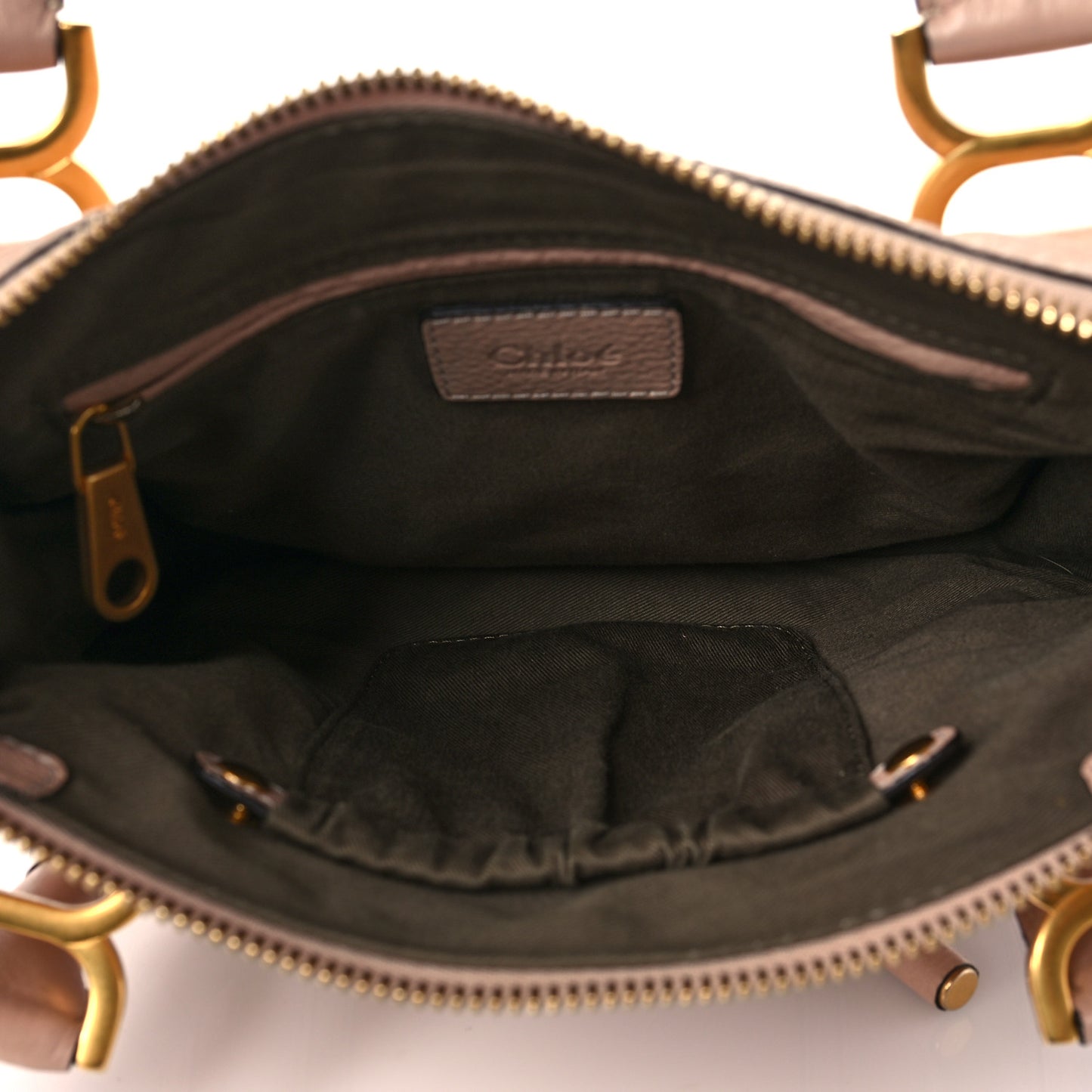 Calfskin Small Marcie Satchel Blush Nude