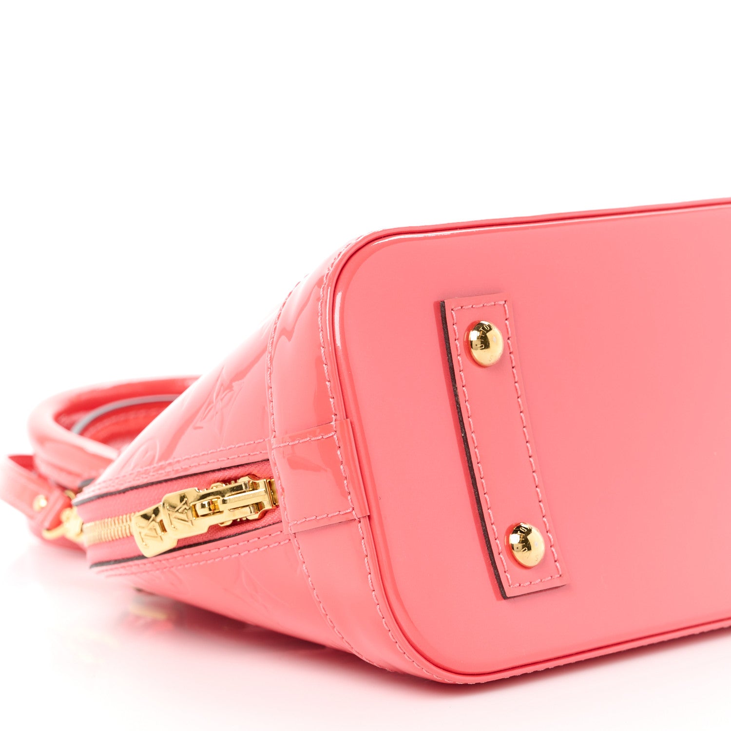 Louis Vuitton Vernis Alma BB Rose Litchi 13 of 15