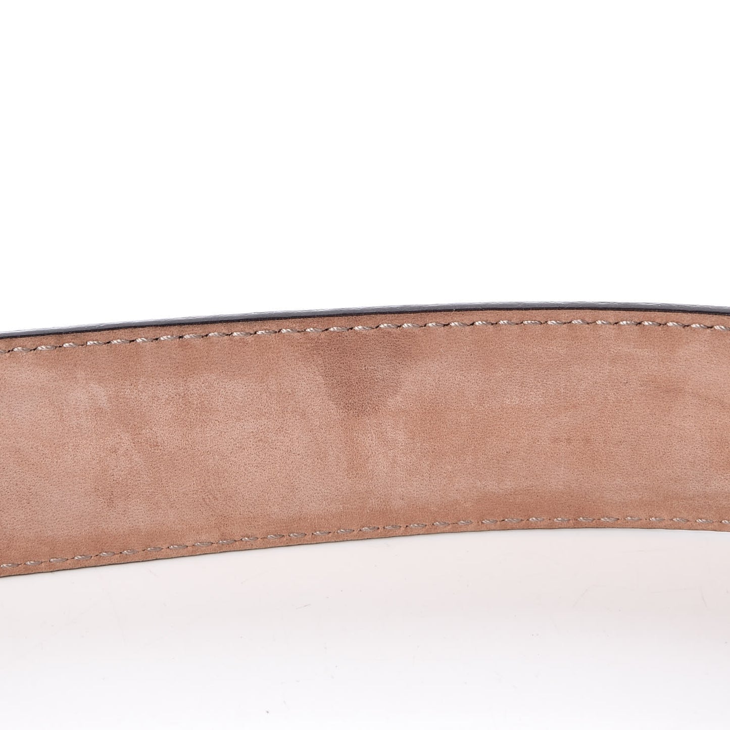 Guccissima Signature Belt 95 38 Dark Brown