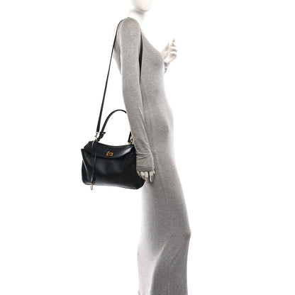 Balenciaga Natural Smooth Calfskin Medium Rodeo Top Handle Handbag Black 2 of 10