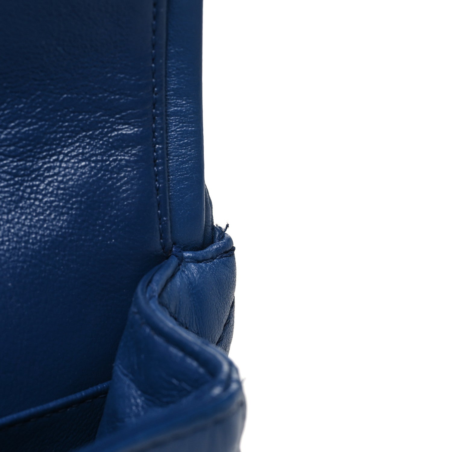 Chanel Lambskin Quilted Medium Double Flap Blue 11 of 11