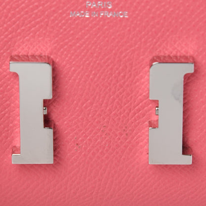 Hermes Epsom Constance Short Wallet Rose Azalee 8 of 9