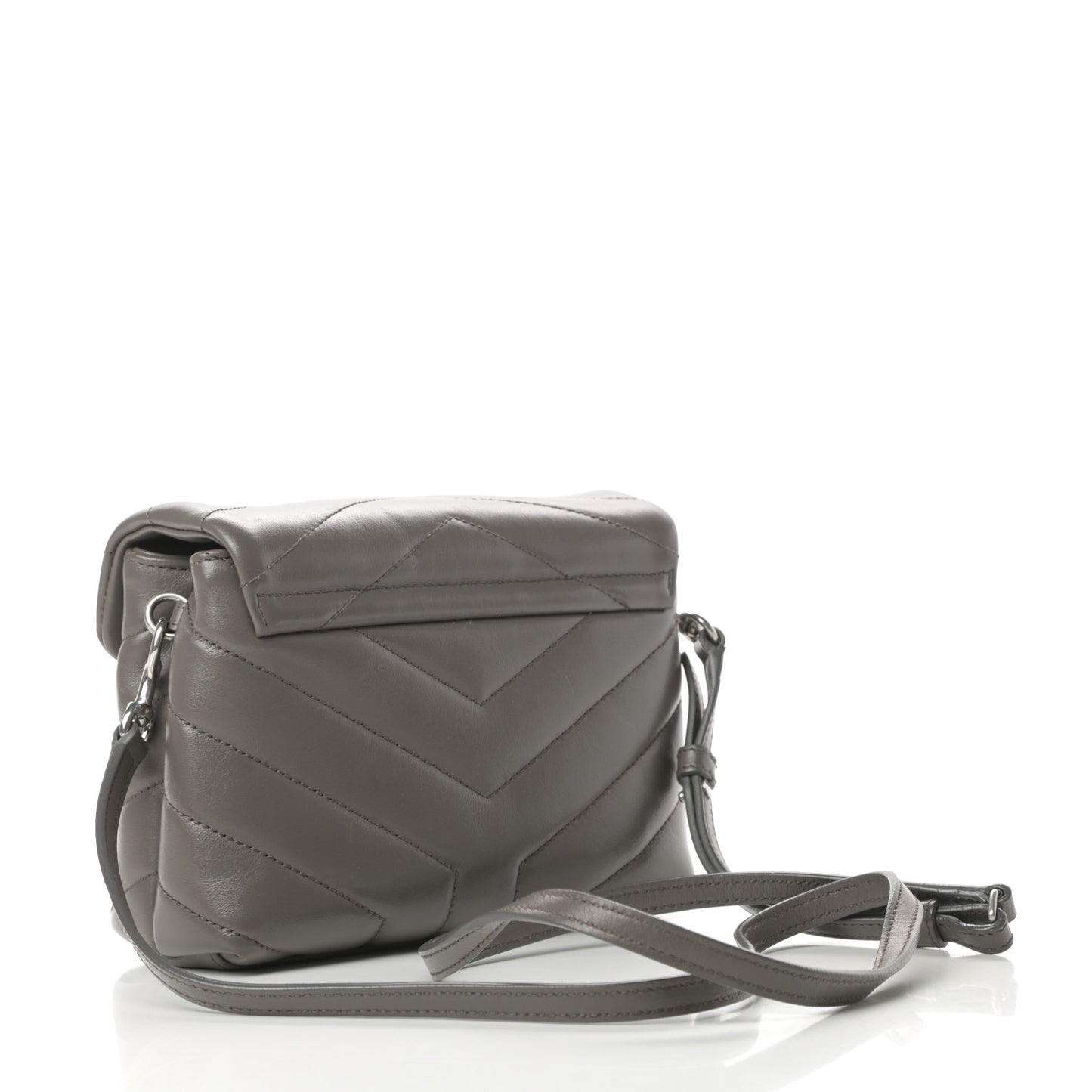 Calfskin Y Quilted Monogram Toy Loulou Crossbody Bag Storm